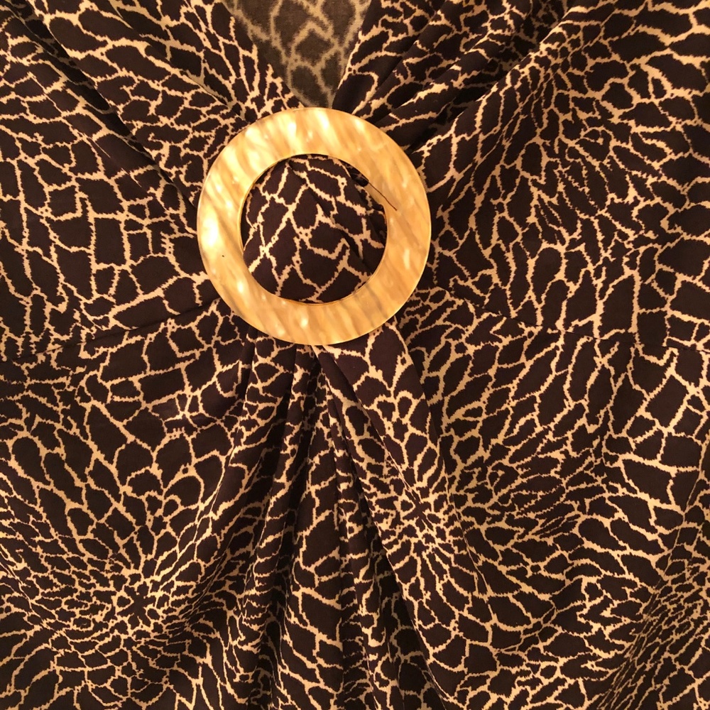 Creative Design Works leopard blouse - Picture 4 of 8
